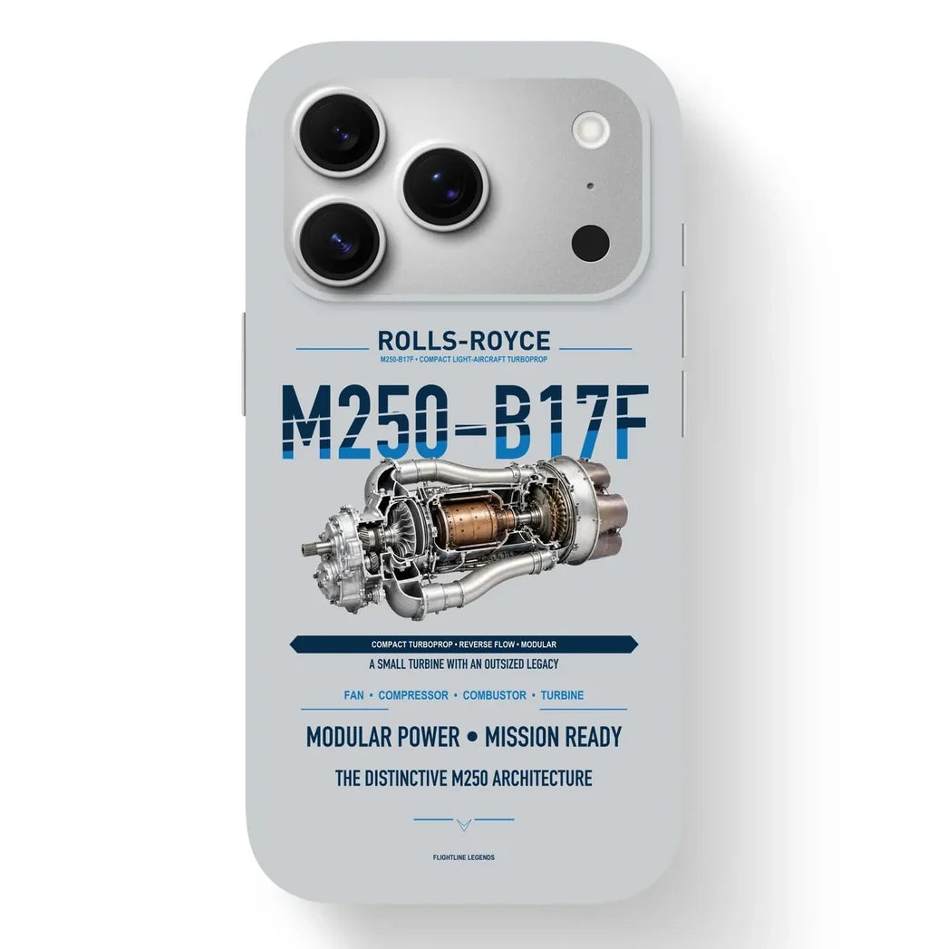M250-B17F Case design on light gray iphone case