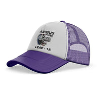 Thumbnail for Airbus A320neo & Leap 1A Engine trucker cap - purple