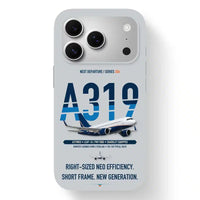 Thumbnail for Airbus A319neo Case design on light gray iphone case