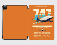 Thumbnail for Boeing 747-400 Dreamlifter design on orange ipad tablet case