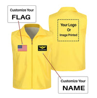 Thumbnail for Customisable Flag & Name with LOGO Vest - view 10
