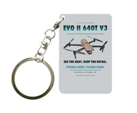 Thumbnail for Autel EVO II Dual 640T V3 Key Chain design on light gray key chain