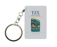 Thumbnail for Trabzon Airport TZX Key Chain design on light gray key chain