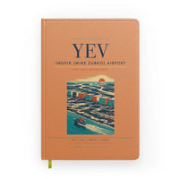 Thumbnail for Inuvik (Mike Zubko) Airport (YEV) design on orange notebook