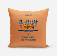 Thumbnail for Canadair CL-415EAF design on orange pillow