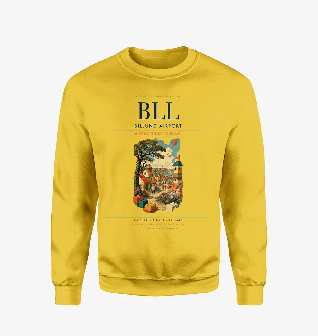 Billund Airport BLL Sweatshirt - Yellow