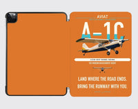 Thumbnail for Aviat Husky A-1C-180 design on orange ipad tablet case