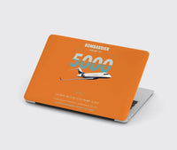 Thumbnail for Bombardier Global 5000 design on orange MacBook case