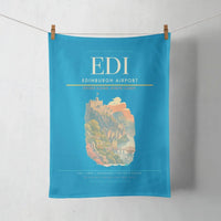 Thumbnail for Edinburgh Airport EDI - Firth Stone Heather Crest - Turquoise