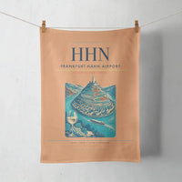Thumbnail for Frankfurt-Hahn Airport (HHN) design on orange towel