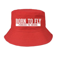Thumbnail for Born To Fly Forced To Work summer hat - red