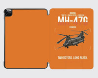 Thumbnail for Boeing MH-47G Chinook design on orange ipad tablet case