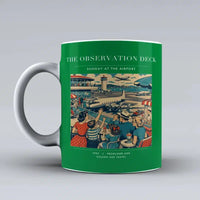 Thumbnail for VINTAGE G4081 - The Observation Deck - Ceramic Mug design on green