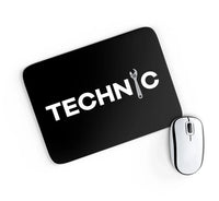 Thumbnail for Technic aviation design on neoprene with anti-slip base mouse pad.