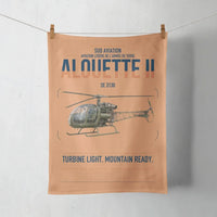 Thumbnail for Sud Aviation SE 3130 Alouette II design on orange towel