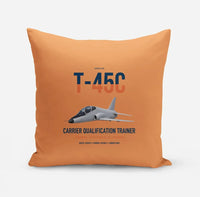 Thumbnail for T-45C Goshawk design on orange pillow