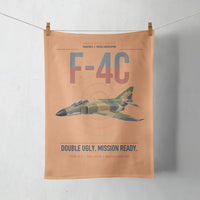 Thumbnail for F-4C Phantom II design on orange towel