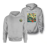 Thumbnail for VINTAGE G4032 - The Parachute Club - Double-Side Hoodie design on lightgray double side
