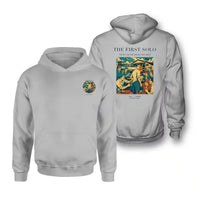 Thumbnail for VINTAGE G4144 - The First Solo - Double-Side Hoodie design on lightgray double side
