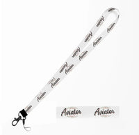 Thumbnail for Aviator - Dont Make Me Walk lanyard - white
