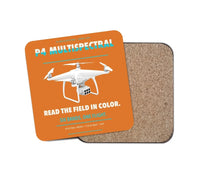 Thumbnail for DJI P4 Multispectral design on orange 1 piece coaster