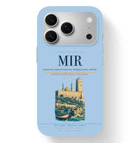 Thumbnail for Monastir Airport (MIR) design on light blue iPhone 17 Pro MagSafe case