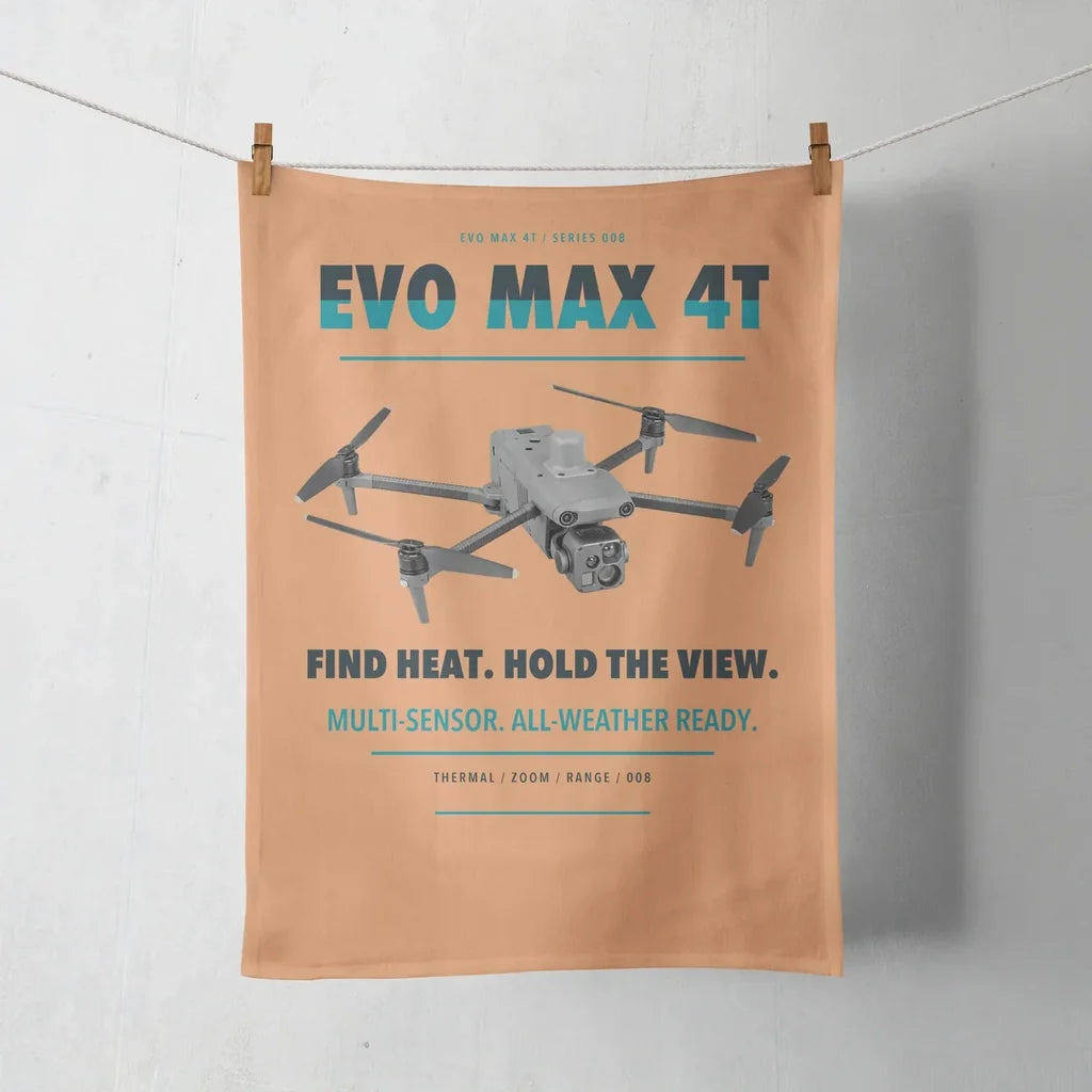 Autel EVO Max 4T design on orange towel