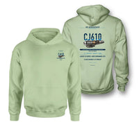 Thumbnail for CJ610 design on light green hoodie