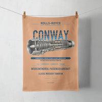 Thumbnail for CONWAY design on orange towel