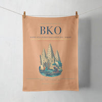 Thumbnail for Modibo Keita International Airport (BKO) design on orange towel