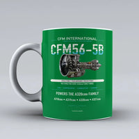 Thumbnail for Mug design on green cfm56 5b