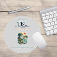 Thumbnail for Fuaʻamotu International Airport (TBU) design on light gray round mouse pad