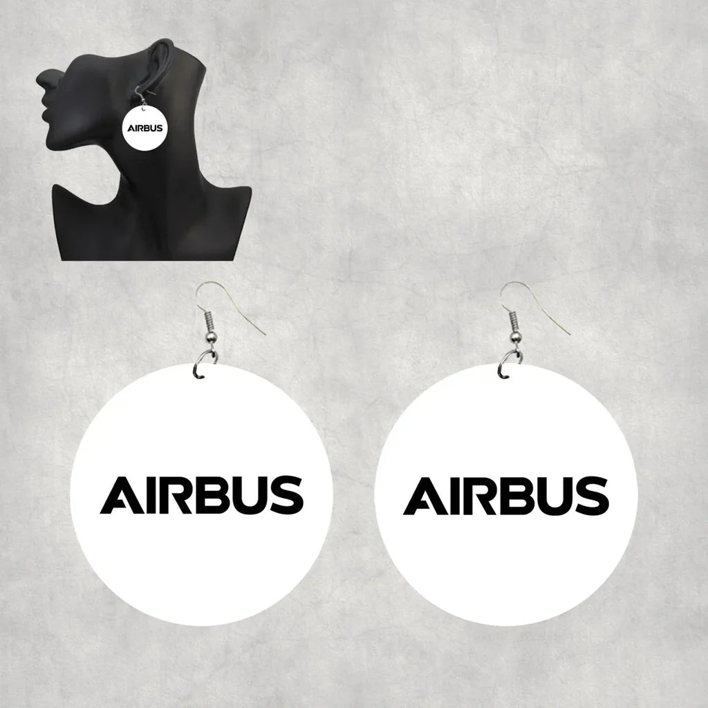 Airbus & Text Earrings - view 10