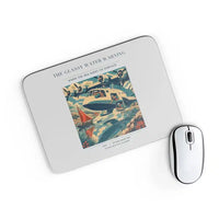 Thumbnail for VINTAGE G4280 - The Glassy Water Warning - Designed Mouse Pads design on lightgray rectangle