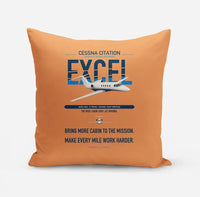 Thumbnail for Cessna Citation Excel design on orange pillow