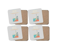 Thumbnail for Brindisi Airport BDS Coaster 4-Pieces-Set - Light Gray