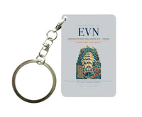 Thumbnail for Zvartnots International Airport EVN — Yerevan Key Chain design on light gray key chain