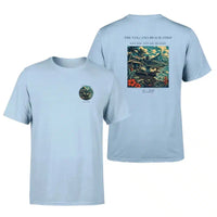 Thumbnail for VINTAGE G4405 - The Volcano Beach Strip - Double-Side T-Shirt design on lightblue double side t shirt