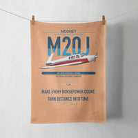 Thumbnail for Mooney M20J 201 design on orange towel