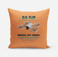 Thumbnail for DJI Flip design on orange pillow