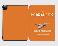 Thumbnail for Airbus C295M T.21 design on orange ipad tablet case