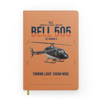 Thumbnail for Bell 505 Jet Ranger X design on orange notebook
