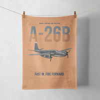 Thumbnail for A-26B Invader design on orange towel