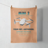 Thumbnail for DJI Mini 2 design on orange towel