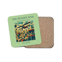 Thumbnail for The Desert Mail - Designed Coasters design on light green 1-piece