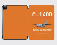 Thumbnail for Transall C-160D design on orange ipad tablet case