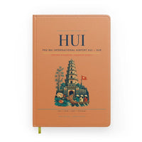 Thumbnail for Phu Bai International Airport (HUI) design on orange notebook