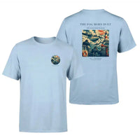 Thumbnail for VINTAGE G4437 - The Fog Horn Duet - Double-Side T-Shirt design on lightblue double side t shirt