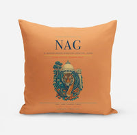 Thumbnail for Dr. Babasaheb Ambedkar International Airport (NAG) design on orange pillow