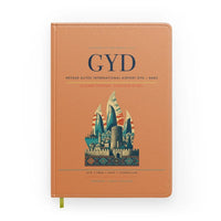 Thumbnail for Heydar Aliyev International Airport (GYD) design on orange notebook